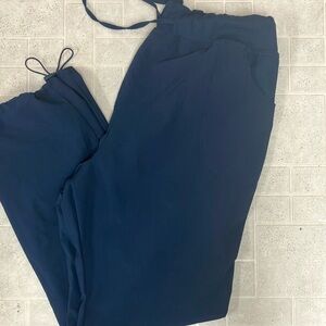 Navy Blue Drawstring Scrubs